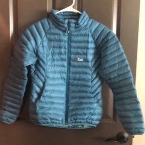 Rab Down Puffy Jacket - Size XS - Teal
